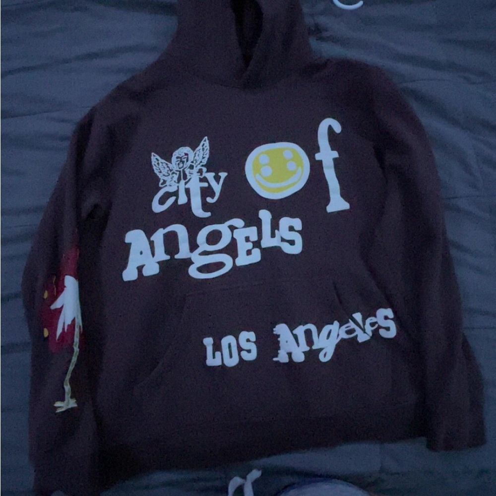 City of Angels Brown Hoodie